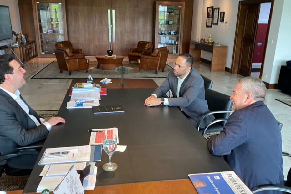 Reunião Deputado Do Carmo - Deputado Jacovoz - Governador Ratinho Junior
