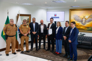 Segurança pública - Investimento em infraestrutura - Combate ao crime - Valorização dos policiais - Redução da criminalidade - Polícia Militar do Paraná - Querência do Norte - Cruzeiro do Oeste - Convênio de segurança