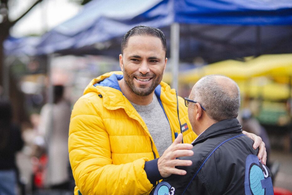 Deputado Do Carmo na feira, deputado do Paraná, Maringá