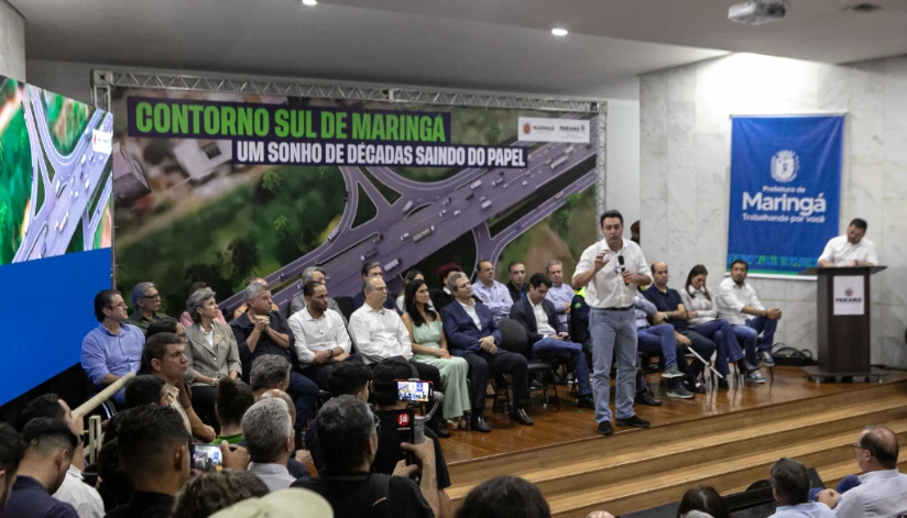 Do Carmo participa de cerimônia que autoriza duplicação do Contorno Sul de Maringá